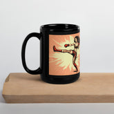 No Pain No Gain Black Glossy Mug - Beyond T-shirts